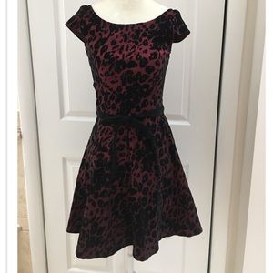 Burgundy Beautiful evening dress size S